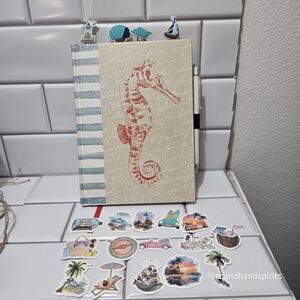 Gibson Company Nautical Theme Hardcover Notebook Journal Travel W Extras